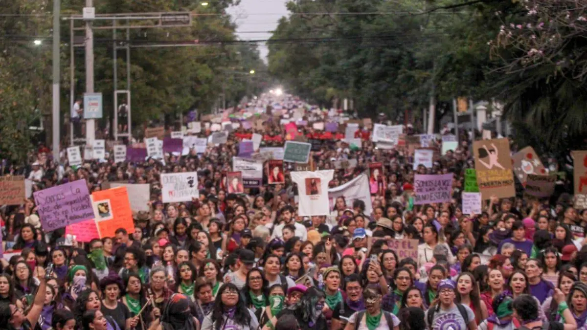 Mujeres marcharon en Jalisco contra la violencia